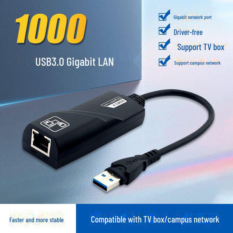 USB-C To RJ45 Gigabit Ethernet Adapter, Driver-Free Network Card Converter for Computer & Tablet