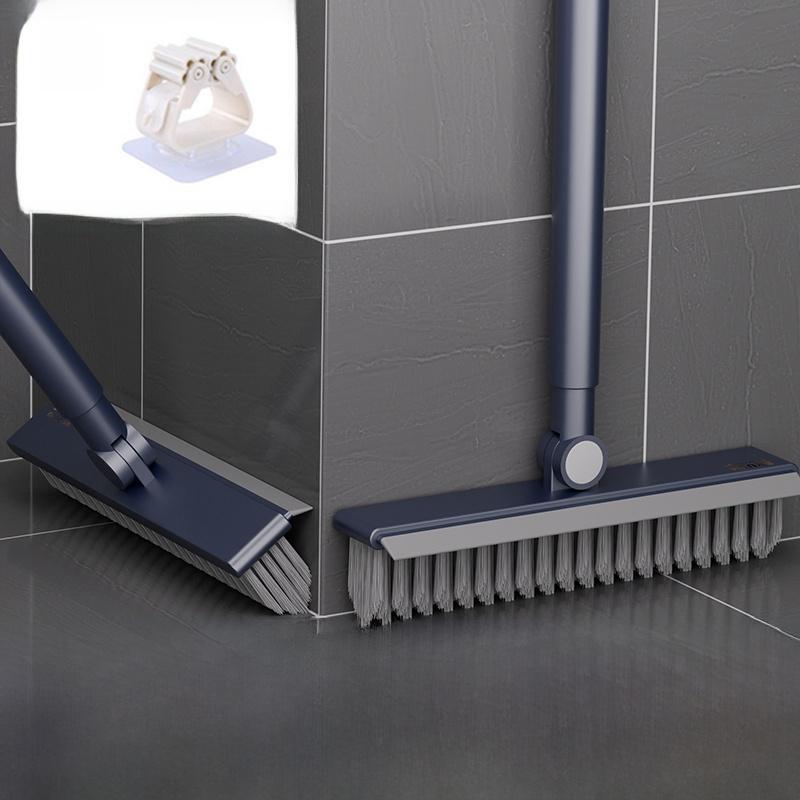 Long Handle Bathroom Hard Bristle Floor Brush for  Cleaning Toilet Cleaning Multi-Functional Household Floor Cleaning Tool