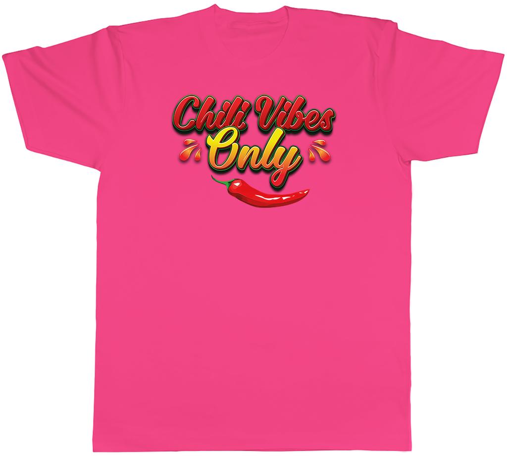 Red Hot Unisexs TShirt Chili Vibes Only Funny Tee Gift