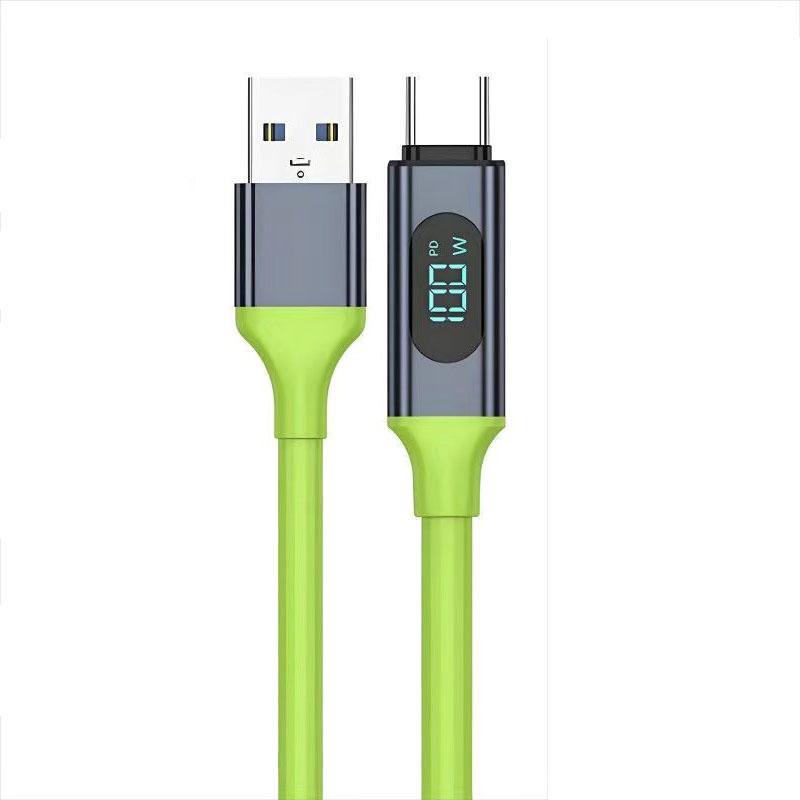 

LED Display USB Type C 240W Fast Charging Cable High-speed Data Transfer Cord for IPhone 17 16 ProMax Samsung Xiaomi Google 1PCS