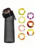 1PC 650ml Air Flavouring Water Bottle With Straw 1pc Random Flavor Pods Leakproof and Portable Sports Water Outdoor Fitness Cup