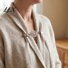 Decorative Dress Clips 4Pcs Vintage Sweater for Women Girls, Retro Floral Cardigan Clips, Elegant Scarf Clasps Practical Fabric Fasteners Shawl Clip,