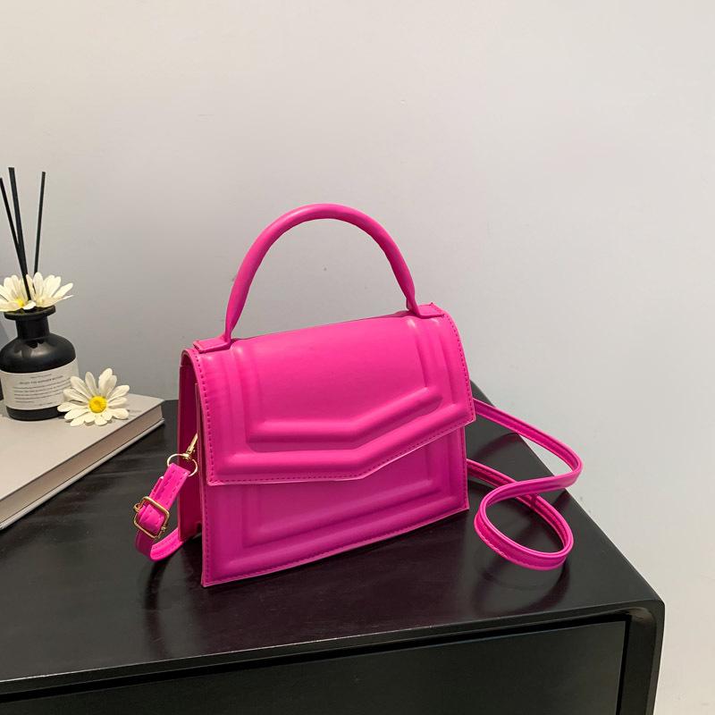 Women'S Bag Small Square Bag Press Shell Versatile Shoulder Bag Foreign Style Handbag Fashion Messenger Bag