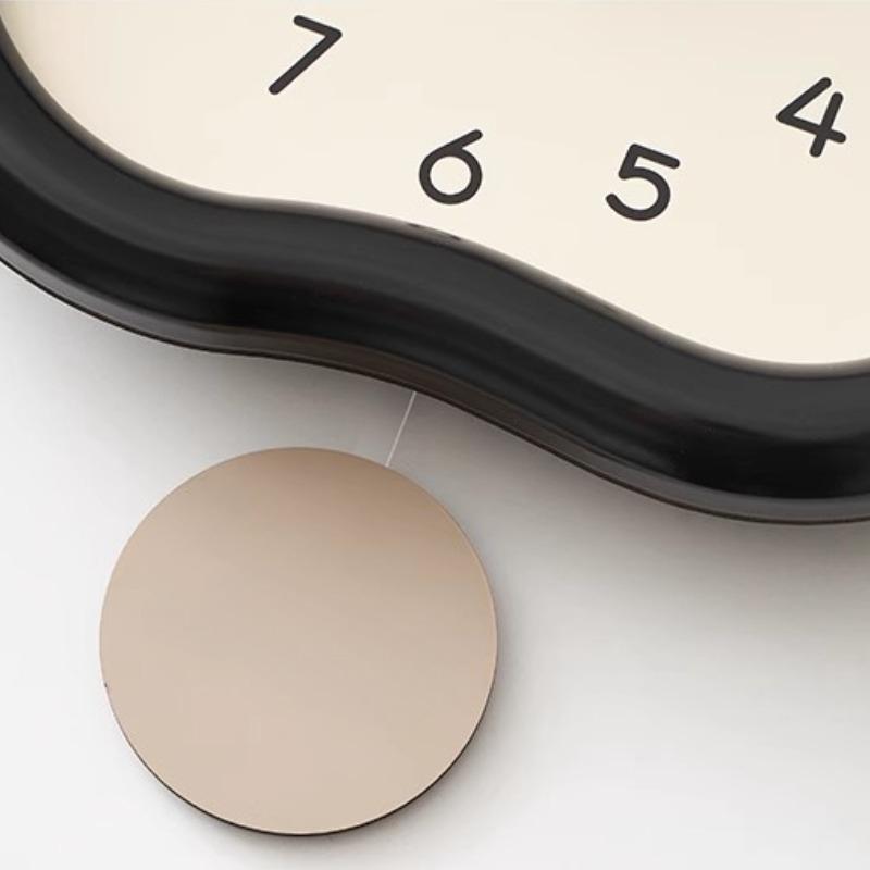 Aesthetic Wall Clocks Pendulum Clock Living Room Large Quartz Hanging Watch Household Modern Luxury Elegant Watches Decoration