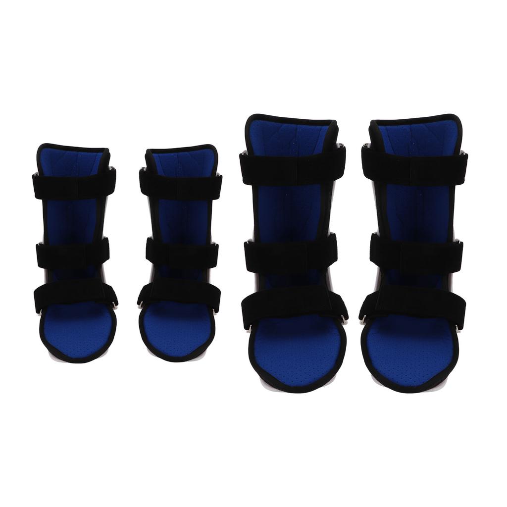 Foot Support Fracture Boot Walking Boot Short Type PVC Laminated Fabric Breathable Adjustable Ankle Fracture Brace for Sprain