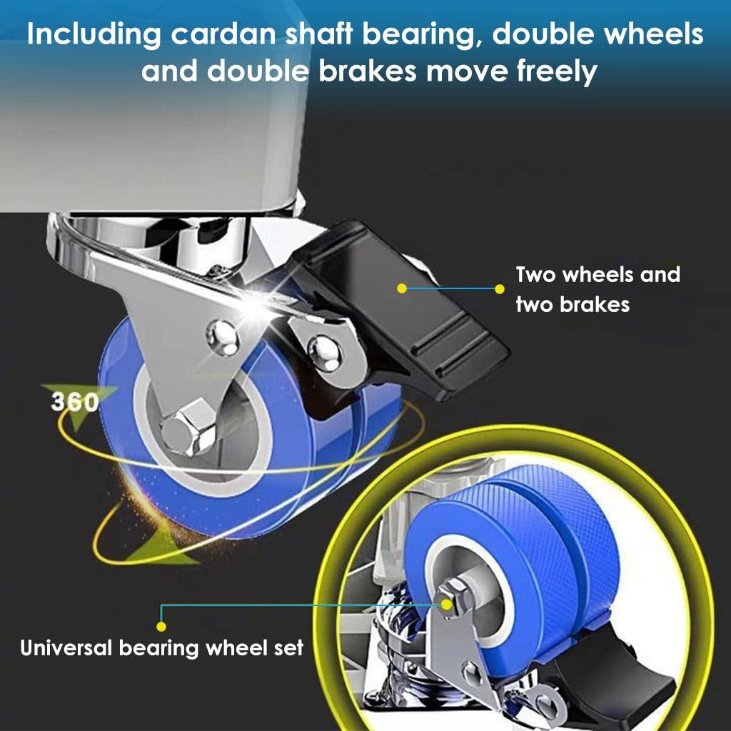Suport Universal pentru Mașină de Spălat Uscător Reglabil Heavy Duty Suport pentru Frigider Bază Suport din Oțel Inoxidabil