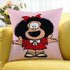 Cartoon Cute M-Mafalda World Various Sizes Square Pillow Case For Car Home Bedchamber Decor