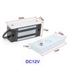 Serrure Électromagnétique Magnétique Électrique DC12V 24V 60KG 100Lbs Force de Maintien