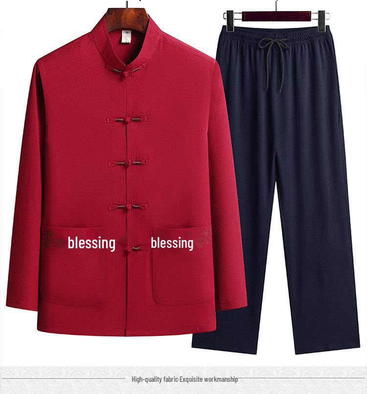 

Популярный комплект костюма Тан для мужчин, Идеально подходит для 60-80-летних, Прекрасно подходит для дней рождения и выступлений M 39