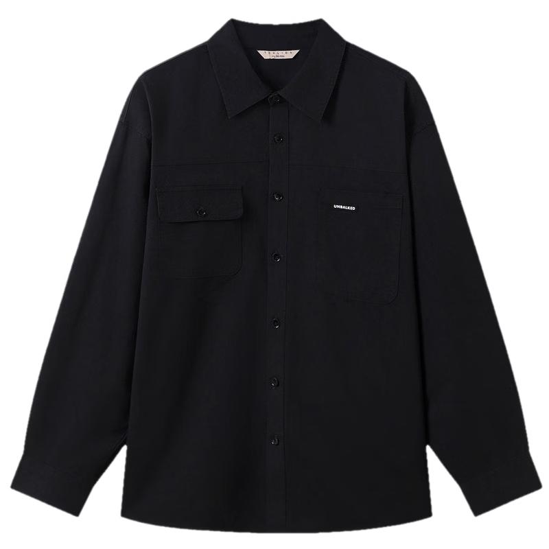 TonLion Men's 2026 Spring American Style Long Sleeve Workwear Shirt
