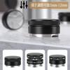 Stainless Steel Espresso Distributor with Adjustable and Bevel Non-Slip Design, Height, 3-Angle (Black, 51mm)