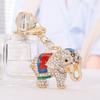 Animal Cute Elephant Girl Bag Pendant Decoration Gift (Yellow)