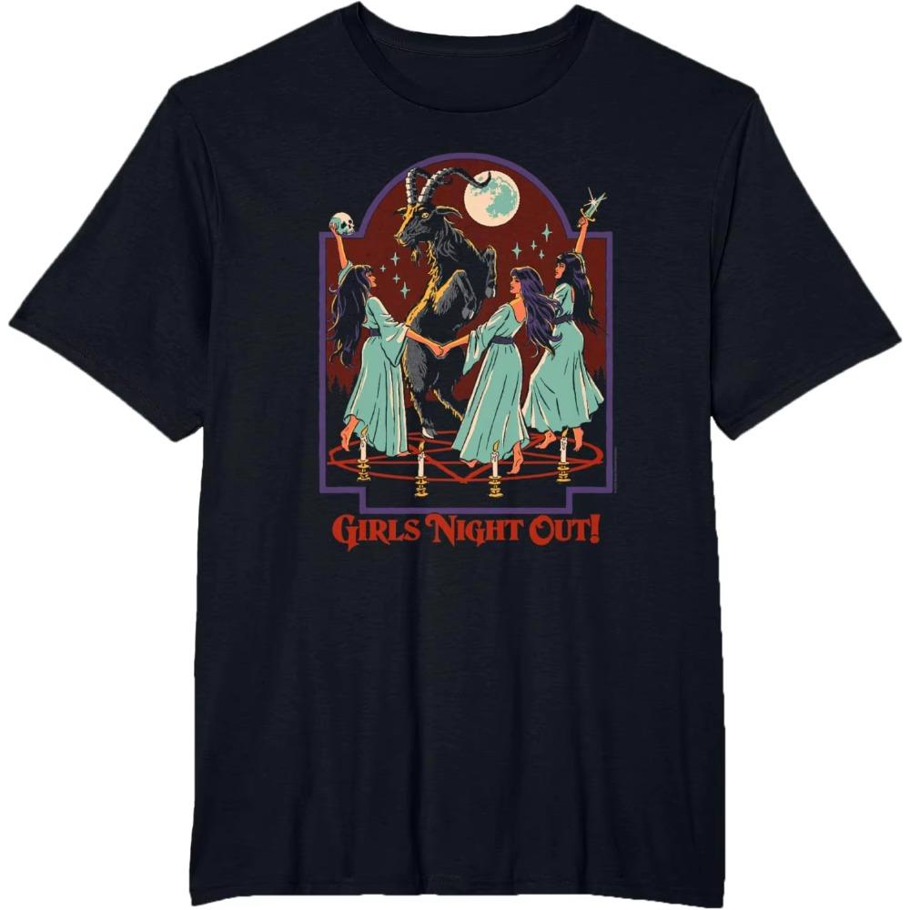 Steven Rhodes Girls Night Out Ritual Sacrifice Dark Humor T-Shirt New Spring Summer Arrivals Regular Y2K Fashion 4XL