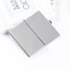 Water-Resistant Stainless Steel Business Card Holder Slim Silver Metal Pocket Case for Men Women Client Meeting Office Carry