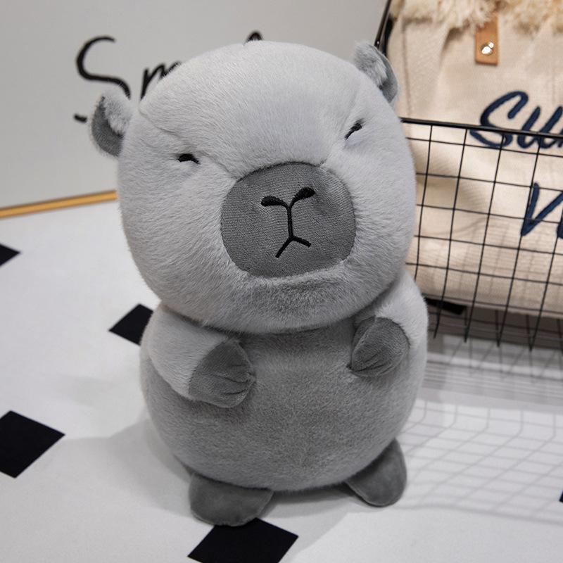 Cute Kapibala Flower Capybara Doll Plush Toy Guinea Pig Doll Doll Giving Birthday Gift To Girlfriend