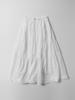 Stay With Me Pintuck Tiered Skirt_White