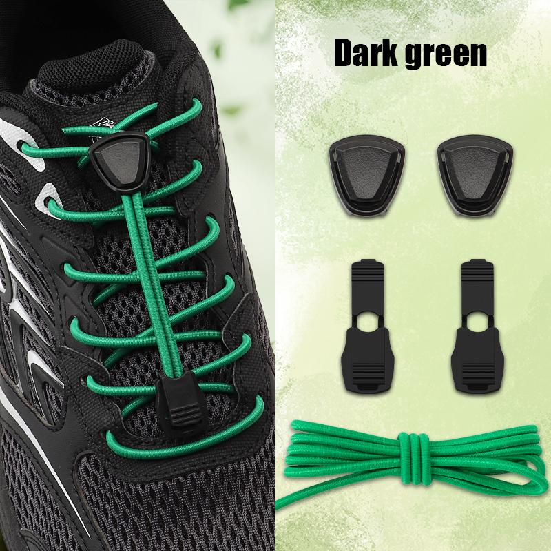 1 Pair Stopper for Elastic Rope Fastener for Kids Adult Triangle Plastic Cord Lock No Tie Shoelaces Buckle Lazy Sneaker Laces