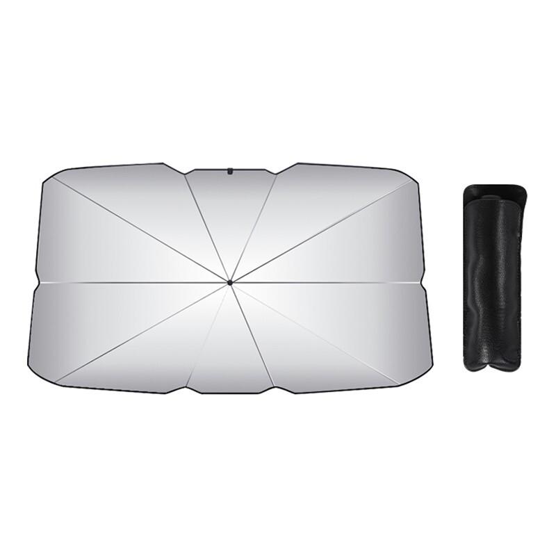 Tri-polar Portable Car Windshield Sunshade Umbrella