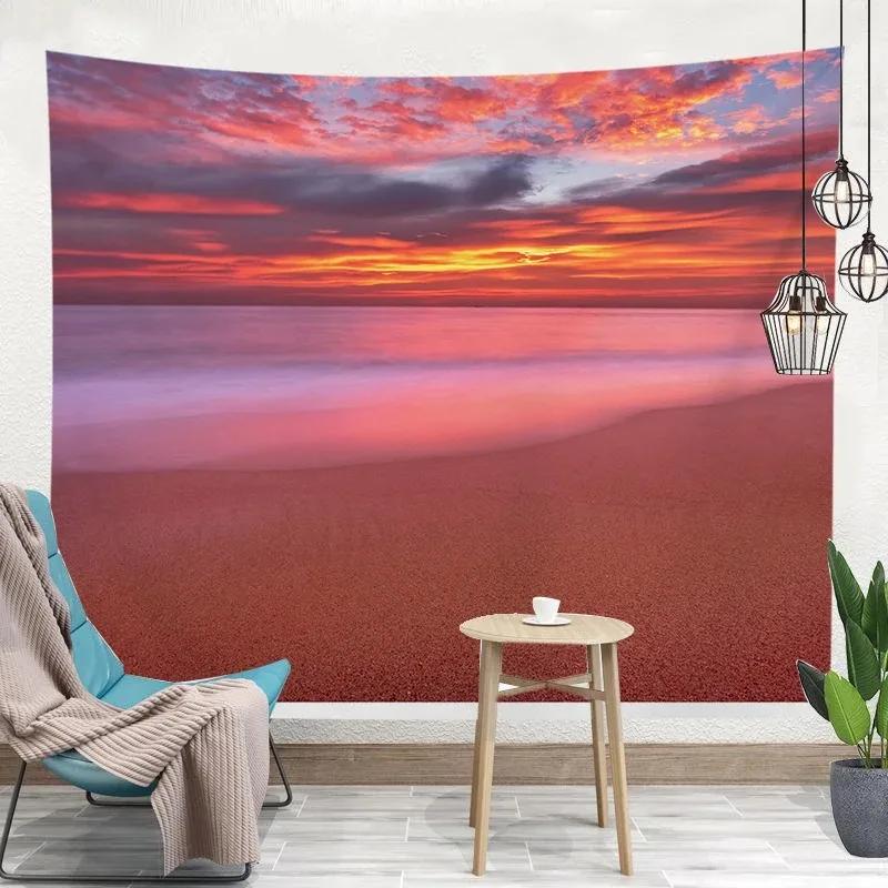 Tapiserie Dormitor Living Plantă Tropicală Model de Vară Tapiserie Modă Decor pentru Casă