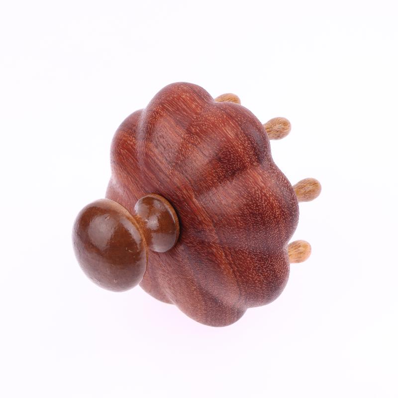 Santálový hřeben se širokými zuby Dřevěný masážní přístroj na pokožku hlavy Relaxační masáž hlavy Hřeben na rozčesávání Masážní hřebeny na pokožku hlavy pro ženy