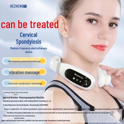 HEZHENG Mittelfrequenz-Halswirbel-Physiotherapiegerät CN-Stecker (Adapter enthalten)
