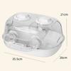 Acrylic Hamster Cage Transparent Tunnel Double Layer Hamster Villa Openable Lid Running Wheels Small Pet House for Small Animal