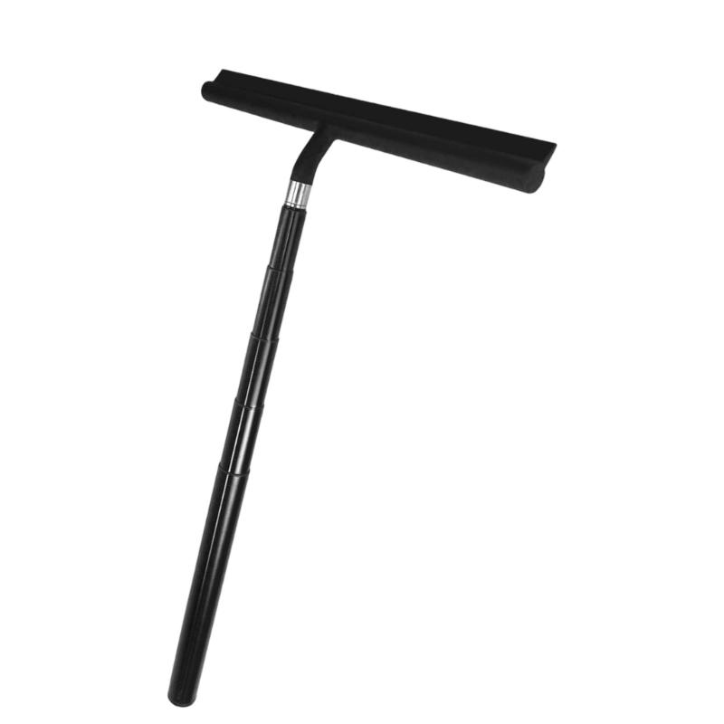 Nastavitelná silikonová stěrka na vysoká okna, sklo auta, teleskopická sprchová stěrka s ergonomickou rukojetí, domácí čisticí nástroj