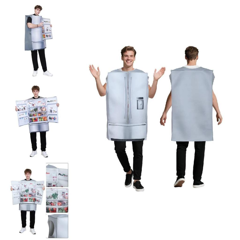 Halloween-Kostüm Kühlschrank Cosplay-Anzug für Erwachsene Party- und Bar-Spaß-Kreative