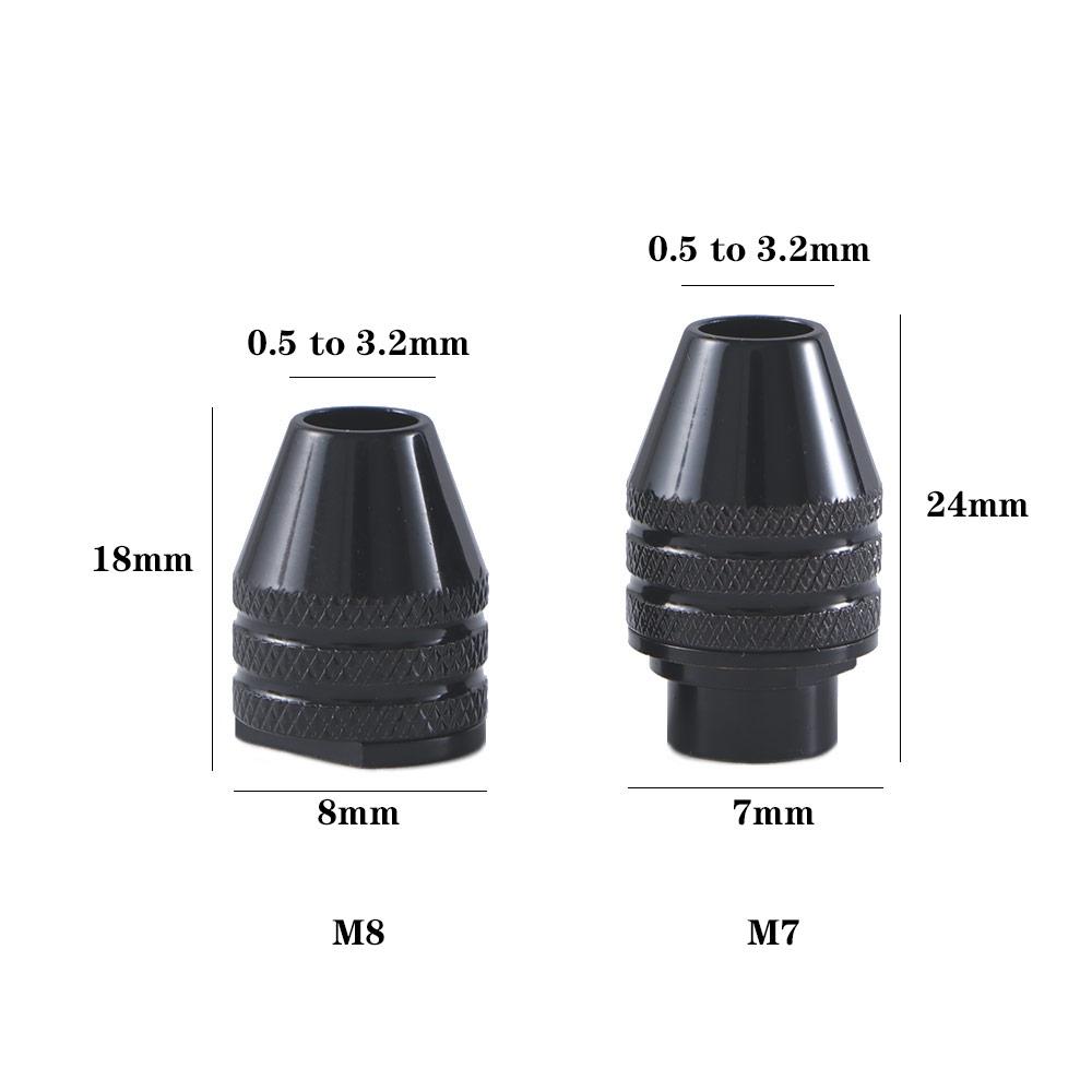 Accessories Rotary Tool Impact Driver Adaptor Drill Bit Tool Keyless Drill Chuck Drill Bit Collets
