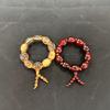 Ox Horn Buddhist Beads Resin Bracelet - Tibetan Yak Inspired Craft