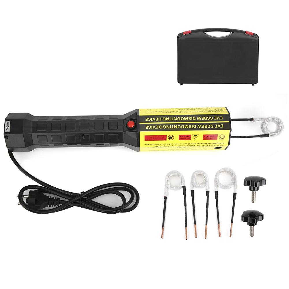 HandHeld Electromagnetic Induction Heater 1200W Flameless Rusty Screw Bolts Heating Removel Tool
