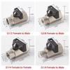 1 Stück BSP Außengewinde auf Innengewinde Kugelhahn 1/8" 1/4" 3/8" 1/2" Gewinde Kohlenstoffstahl Kompressorventile Wasser Gas Öl Mini