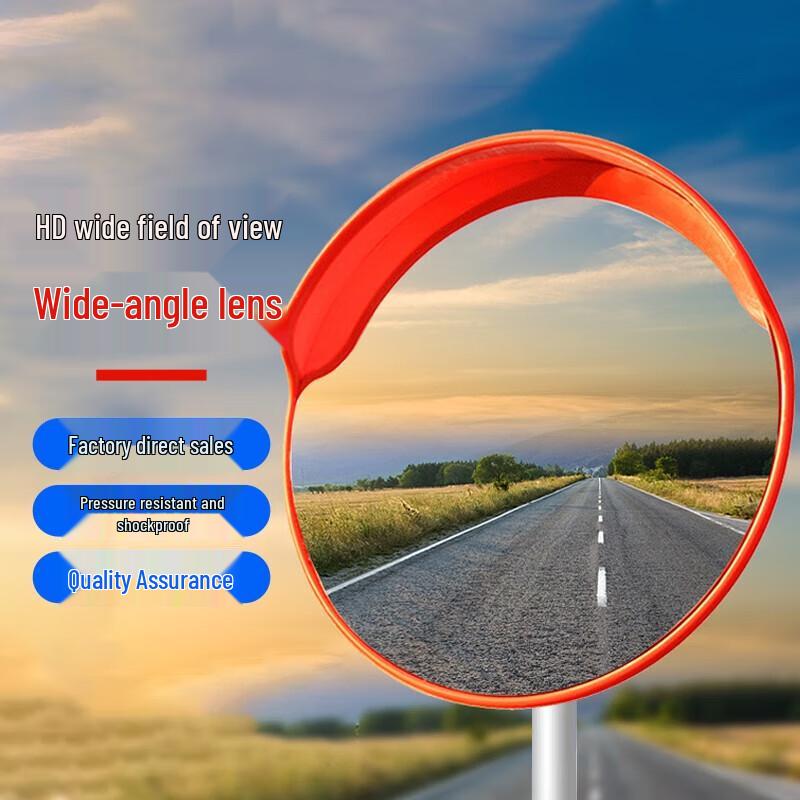 Traffic Safety Convex Mirror 60 cm (Indoor) with Wall Bracket