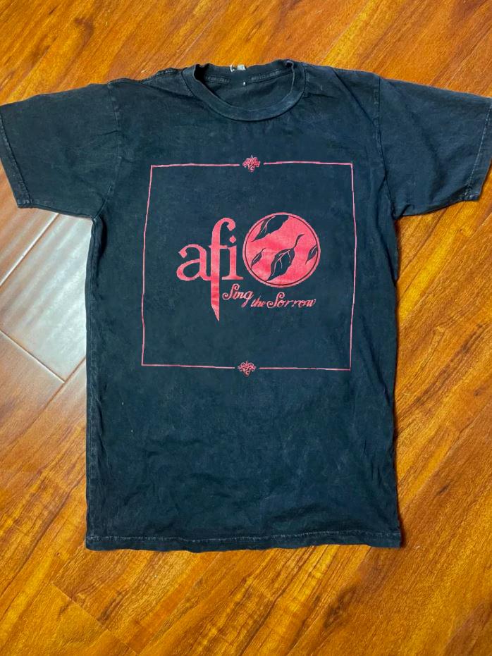 

AFI band Sing The Sorrow Album Unisex Black TShirt All Size BL2.357 Unisex T-Shirt XXXXL