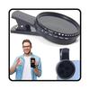 Solar Eclipse Camera Lens Filter, Solar Eclipse Phone Filter, Solar Filter for Smartphone, Universal Solar Eclipse Phone Camera Filter with Clip, Simp