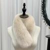 1PC Versatile Shawl Fashionable Multicolor Magnetic Suction Warm Scarf Gift Imitation Fox Fur Collar Plush