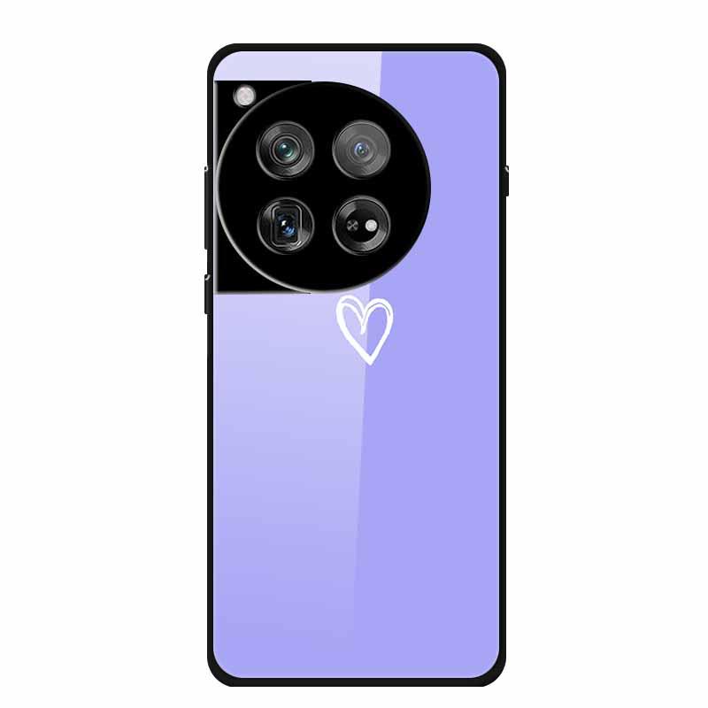 Personalized Seven-Colored Tempered Glass Phone Case for OnePlus 12 - Unisex