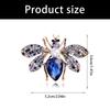 Versatile Bees Brooch Adorned with Sparkling Diamonds for Fashion Accessories Comfortable Clothing Accessory