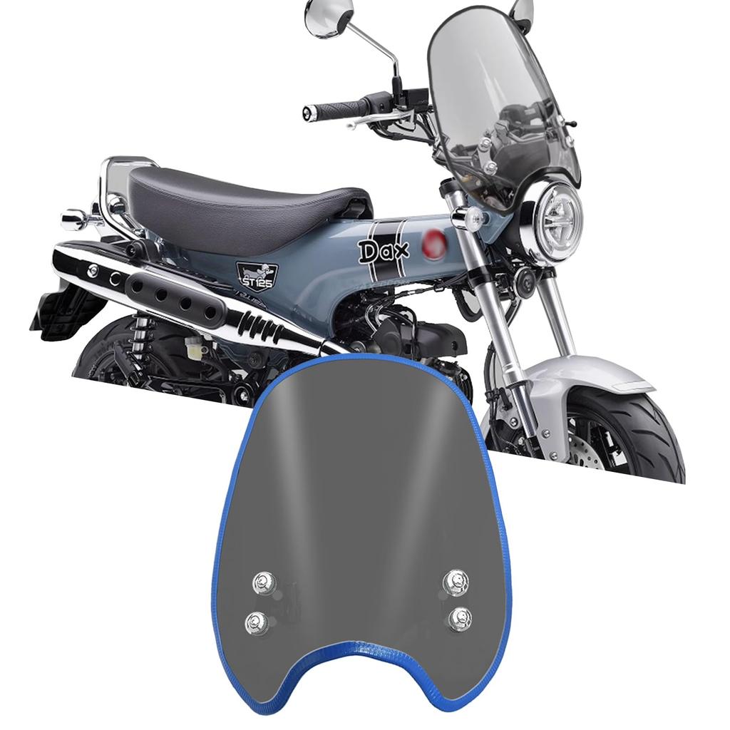 KAGEFUNE For DAX125 DAX125 ST125 2025 Motorcycle Windshield Air Fairing, Front Wind Deflector, Handlebar