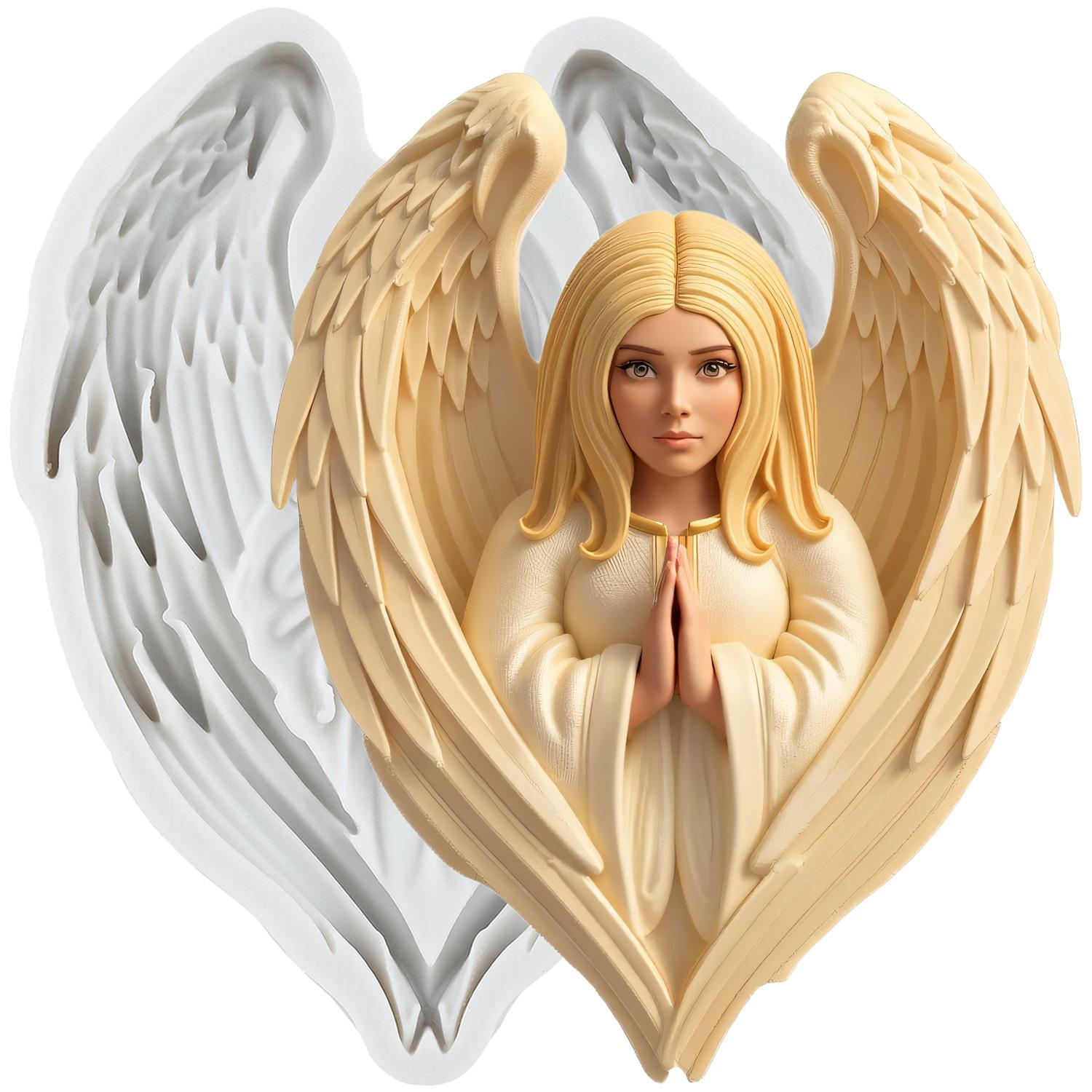 

Angel Silicone Molds Angel Wing Fondant Mold Cake Decorating Tools Cupcake Topper Candy Chocolate Gumpaste Mold