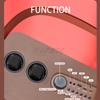 Retro Karaoke Wireless Bluetooth Speaker Microphone All In One Outdoor Family Gathering Set KTV Dual Mic LED