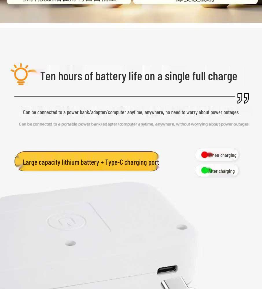 Dual Color Magnetic Charging Motion Sensor Night Light for Bedroom, Wall, Staircase, or Cabinet.