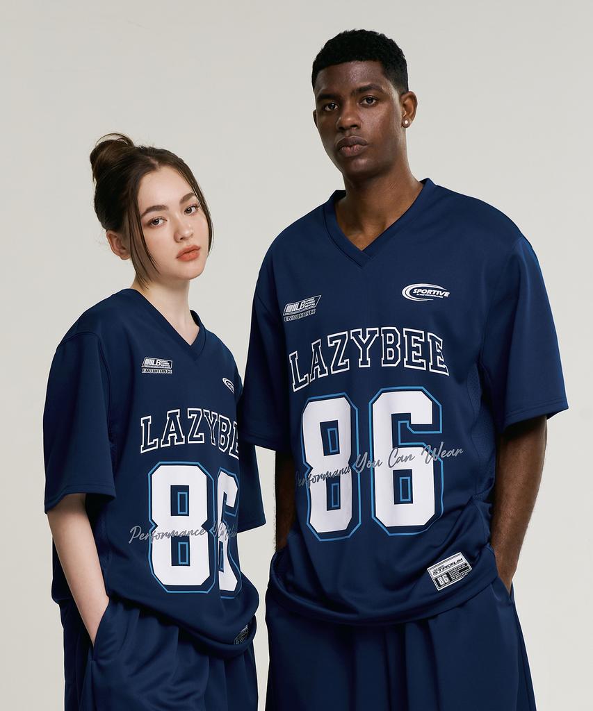 Leijibi Mixed Mesh Jersey Oversized Short Sleeve W (4 Colors)