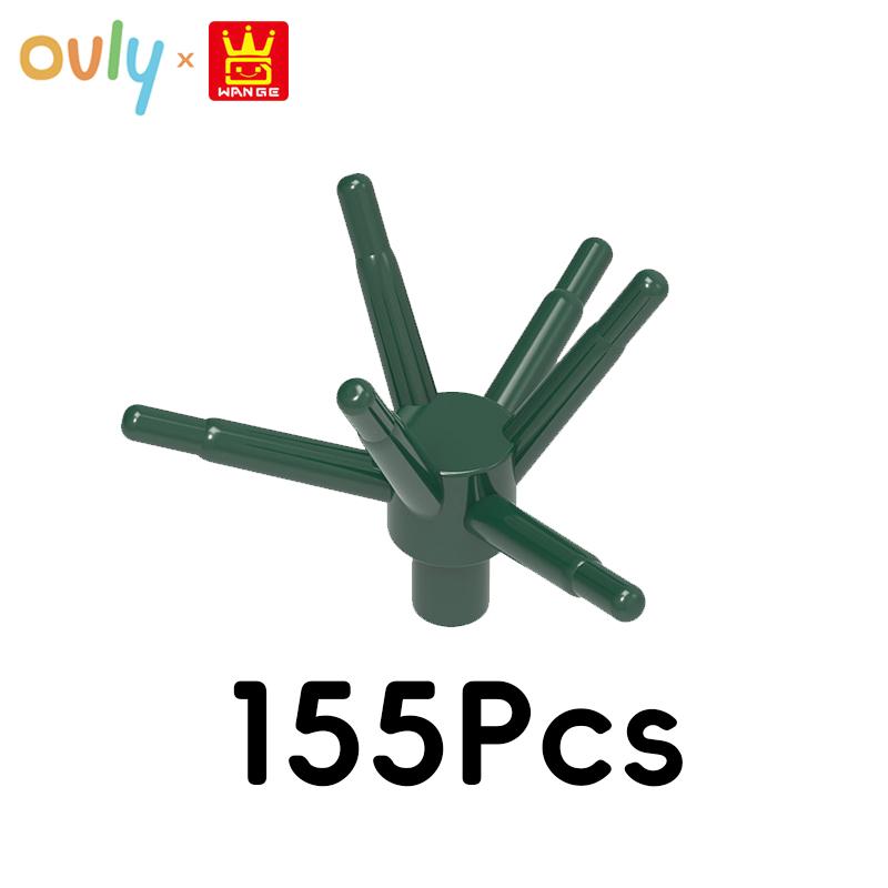 WANGE Flower Branches Building Blocks 155Pcs Small Compatible Bricks Farm Elements Accessories MOC DIY Bulk Kids Toy No.19119
