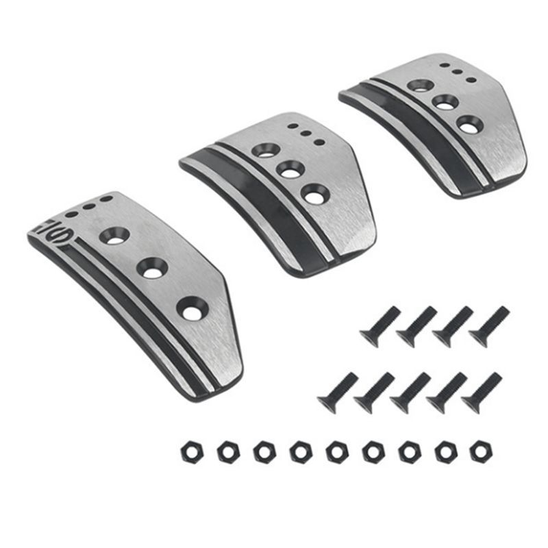 QQ-Car Aluminum Alloy Pedal Rest Pedal Cover Accelerator Pedal Cover Clutch Pedal Cover For Manual Transmission Car Pedals