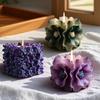 Fyrkantig Hortensia Aromaterapi Ljus Silikonform DIY Pionblomma Silikonform Kreativ Aromspridare Prydnad
