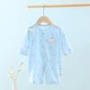Infant Long Sleeve Onepiece Bodysuit Made Of Pure Cotton For Newborn Comfort