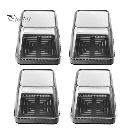 

4 шт., чехол для ножек стула, противоскользящий, устойчивый к царапинам, силиконовый чехол для ножек стола, напольные протекторы для мебели XL Square светло-серый