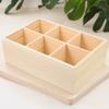 Wooden Marker Holder Multi Slots Storage Tray Marker Pen Organizer Portable Desk Accessories for Office Home Crayon Boxes