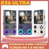 R36 Ultra Handheld Game Player WIFI 4 Inch IPS Screen Open Source Retro Video 64G 128G Memory Up To 20000+ Games R36Ultra